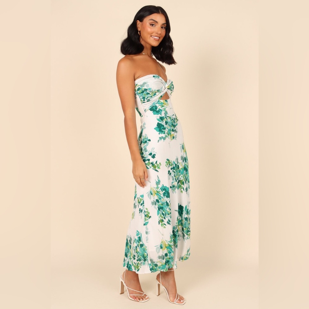 Teagan strapless midi